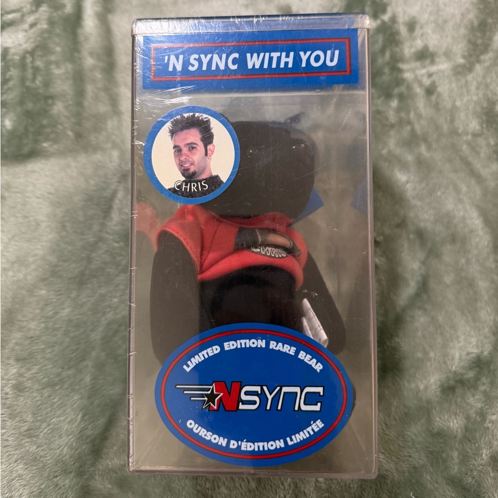 N'SYNC Chris Kirkpatrick Limited Edition Trendsetter Beanie Bear - 2000